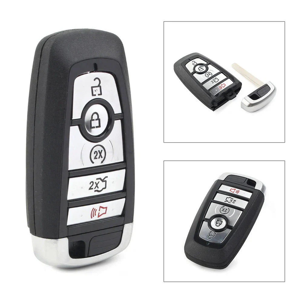 5 x Button Remote Key Fob Shell Cover for Ford Edge, Fusion (2017-2020)