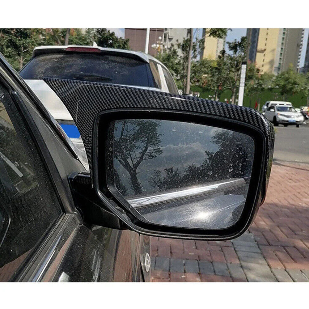 Carbon Fiber Horn Rear Side Mirror Cover Trim for Honda Accord (2008–2016)