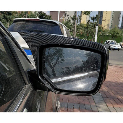 Carbon Fiber Horn Rear Side Mirror Cover Trim for Honda Accord (2008–2016)