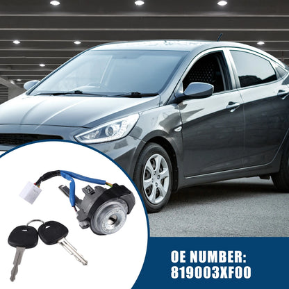 Ignition Switch Lock Cylinder W/ 2 Keys for Hyundai Elantra (2011–2016)