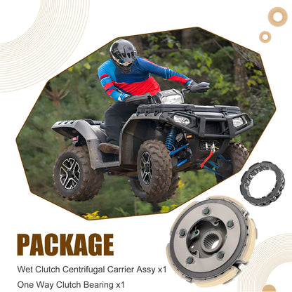 Wet Clutch Carrier & One Way Bearing for Honda FourTrax 300 (1993–2000)