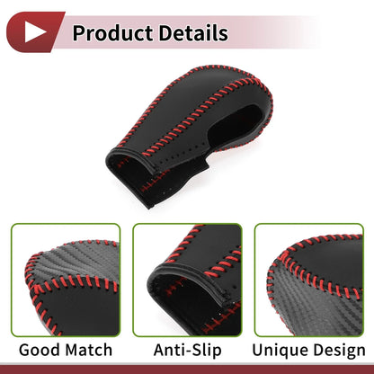 Black Carbon Fiber Gear Shift Knob Cover for Chevrolet Aveo (2004-2011)