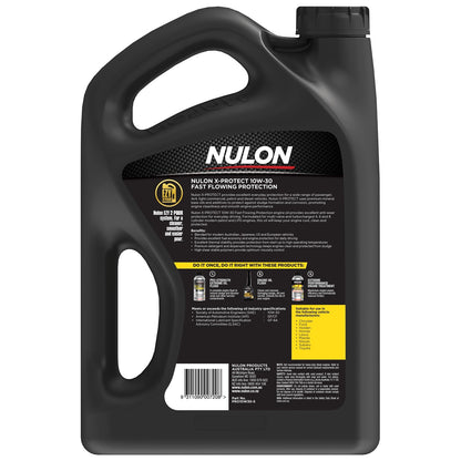5L Nulon X-Protect 10W30 Engine Oil for Various Makes and Models