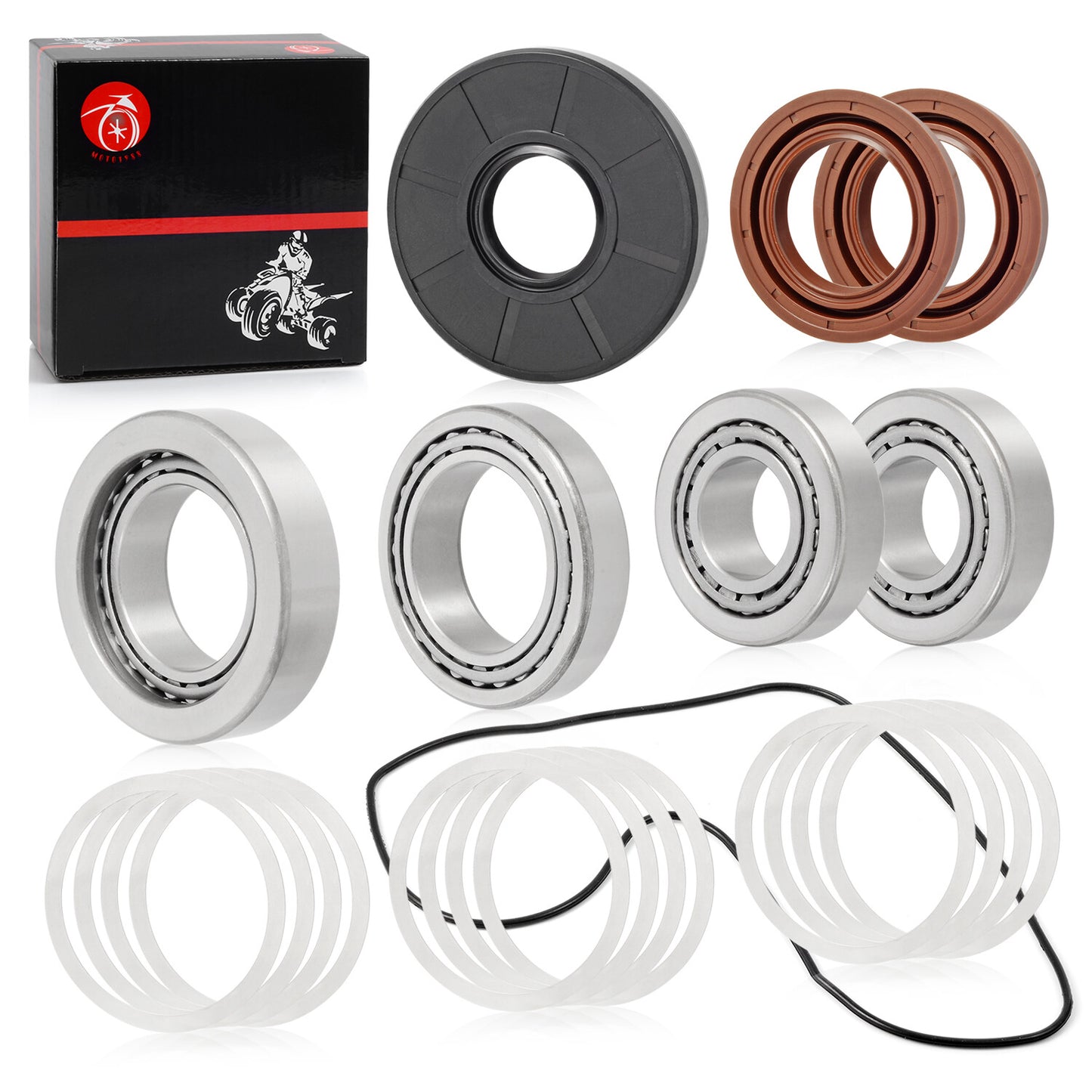 Rear Gear Case Differential Bearing Seal Kit for Polaris RZR S 4 800 (2008–2014)