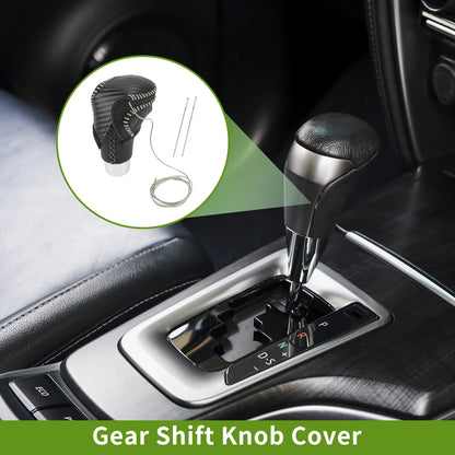 Gear Shift Knob Cover for Toyota CH-R (2018–2022) Black Carbon Fiber