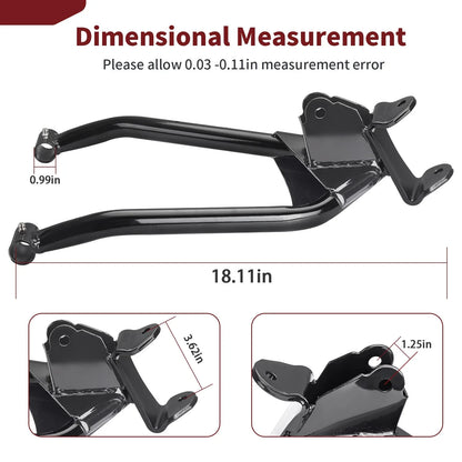 2 x Front Control Arm Kit for Polaris RZR 170 EFI (2009–2021)