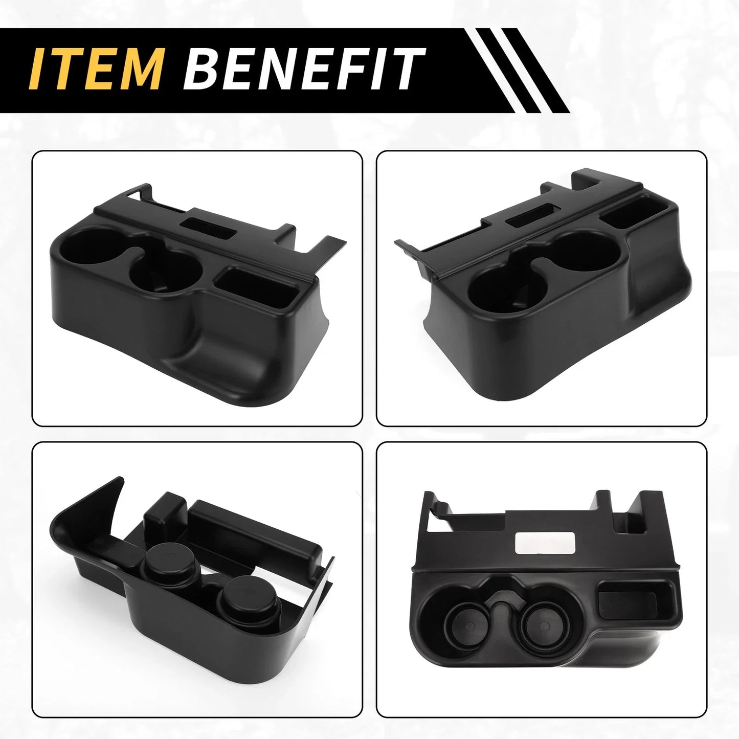 Center Console Cup Holder for Dodge Ram 1500 2500 3500 (2019-2023)