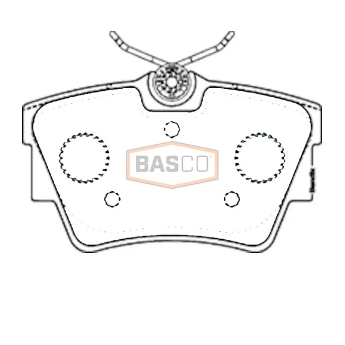 Rear Brake Pads + Disc Rotors for Mitsubishi Express (2004–2019)