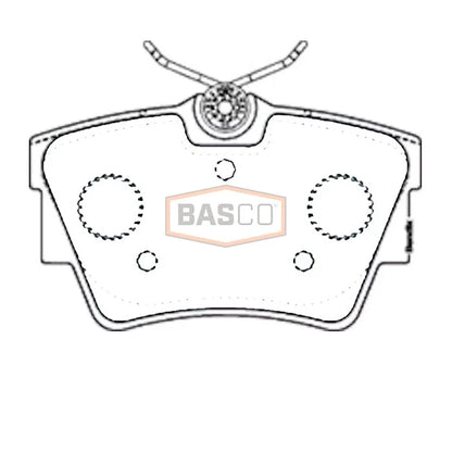 Rear Brake Pads + Disc Rotors for Mitsubishi Express (2004–2019)