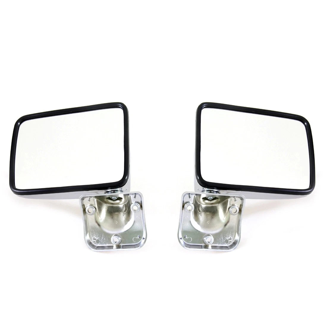 Set of 2 Chrome Door Mirrors for Mitsubishi L200 Triton Warrior (1996–2004)