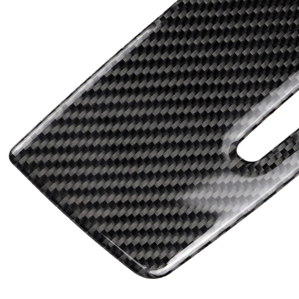 Black Gear Shift Box Panel Cover Trim for BMW 3 Series E90 E92 E93 (2005-12)
