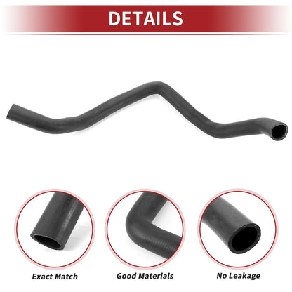 Radiator Hose for Honda Civic 1992-2000 Rubber Black 1 x Piece