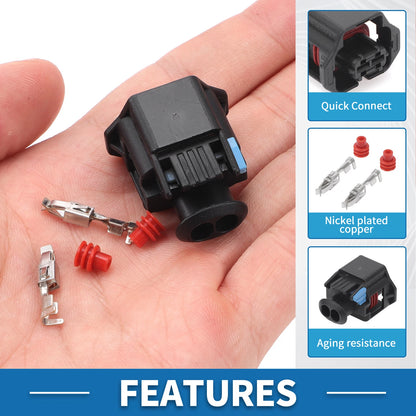 2 Pin Electronic Connector Sensor Plug for Buick Regal LaCrosse