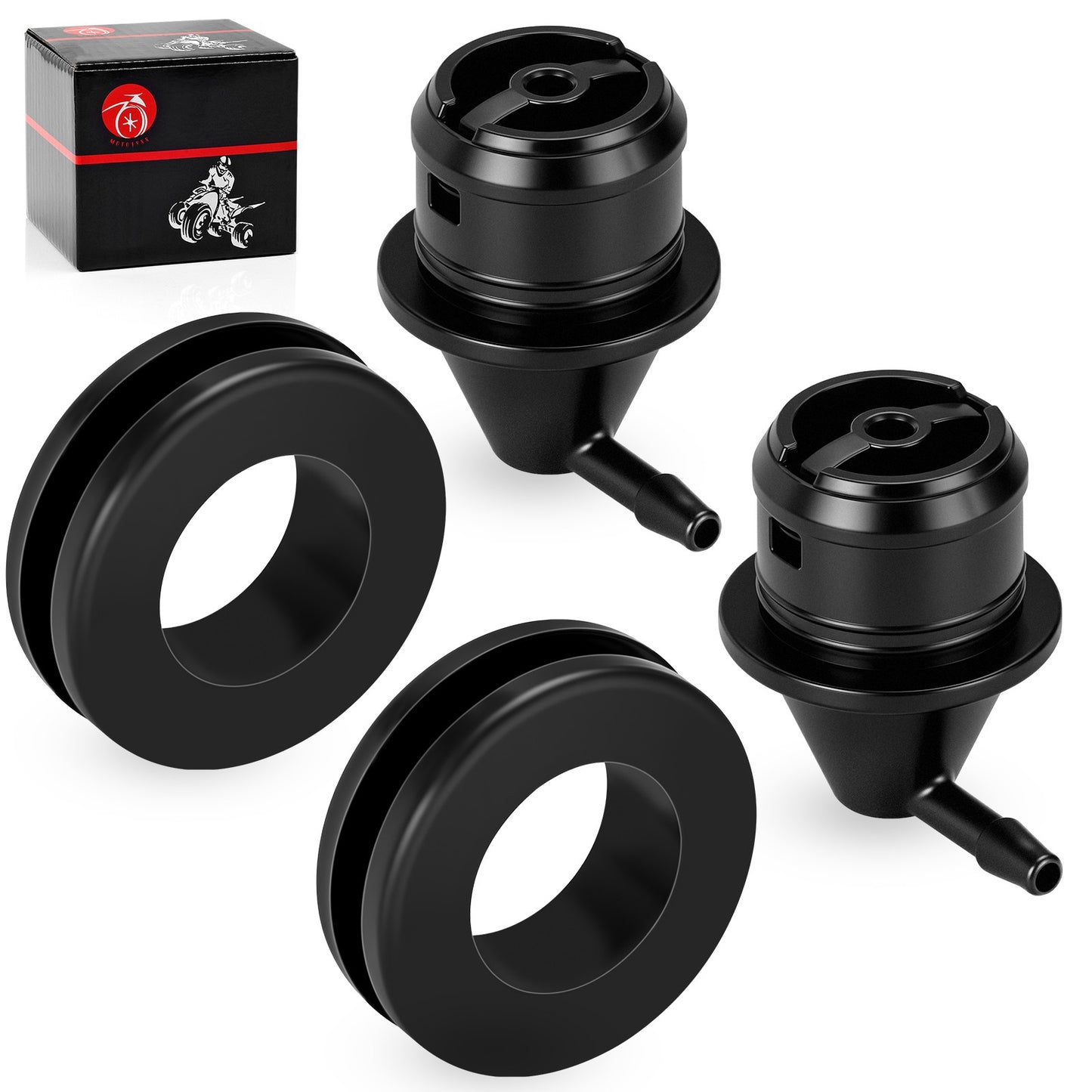 2 Fuel Tank Vent Insulation Grommets for Club Car DS Precedent (1992–2015)