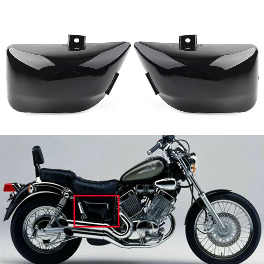 2X Fairing Side Battery Cover for Yamaha Virago 400 500 535 (1986–1999)