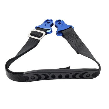 Blue Universal Adjustable Motorcycle Fork Rear Seat Rescue Strap Sling