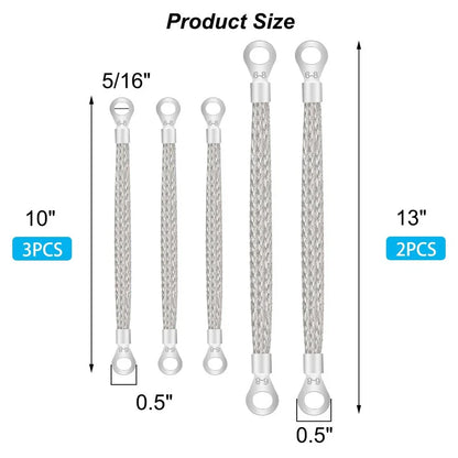 Tinned Copper Ground Strap Cable for Universal Automotive Engine