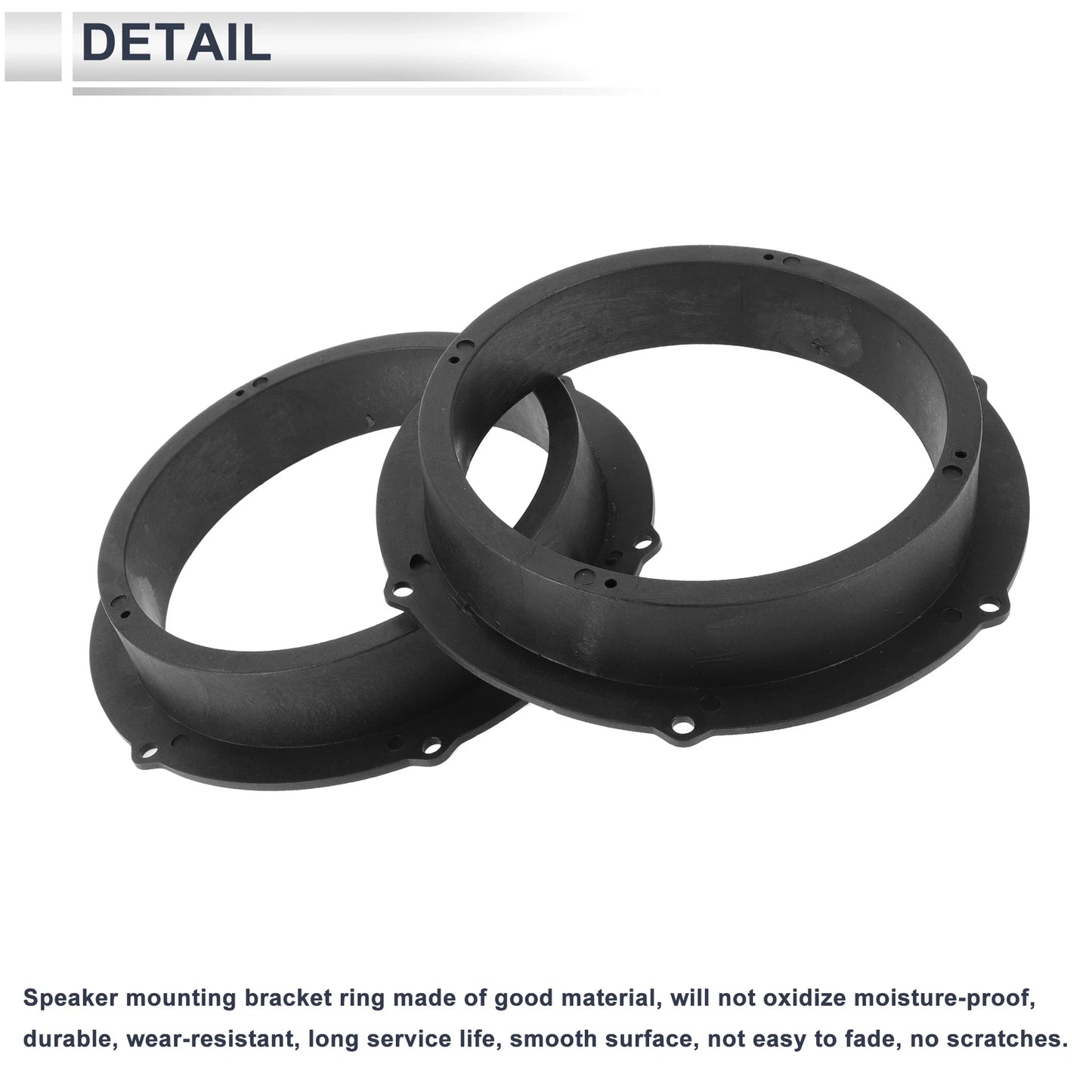 2X Speaker Spacer Ring Adapter for Skoda 6.5" Tweeter