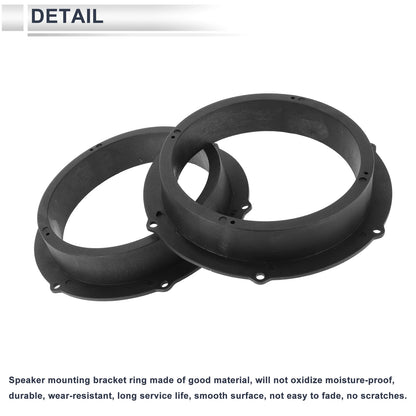 2X Speaker Spacer Ring Adapter for Skoda 6.5" Tweeter