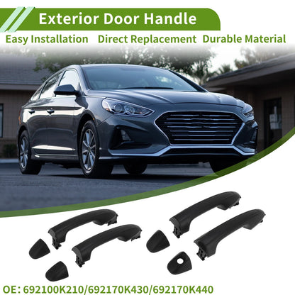 Set of 1 Car Door Handle for Toyota Hilux Fortuner (No. 692100K210) Black