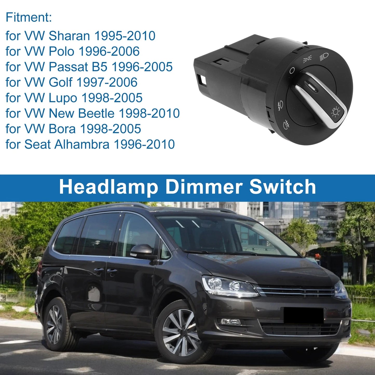 Headlight Switch for VW Sharan (1995–2010) No. 1C0941531A/1C0941531/1C0941531A01C
