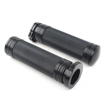 Black Handlebar Handgrip for Harley Sportster Dyna Softail Touring