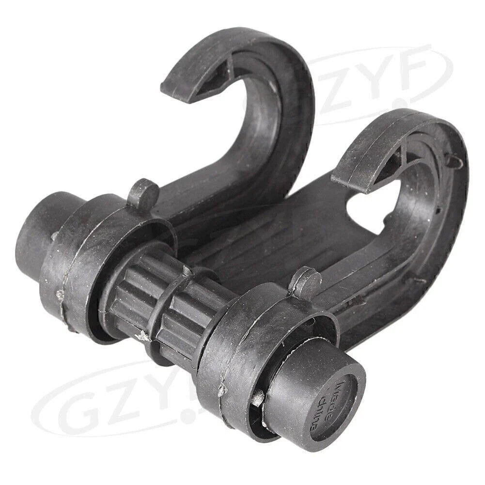 Plastic Seat Hook Hanger for Car - Black (Fits Most Vehicles)