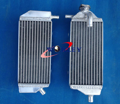 Aluminum Radiator & Hose for YAMAHA YZ250F YZF250 2014-2016 ( Blue)