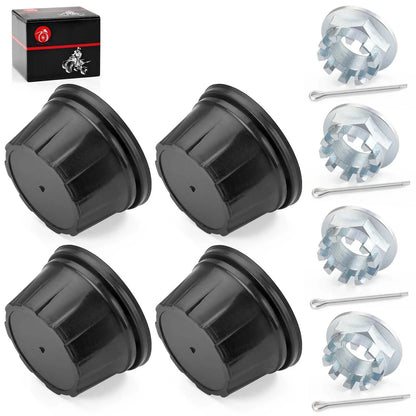 4x Wheel Center Cap w/ Nut for Honda Rancher 420 (2015–2024)