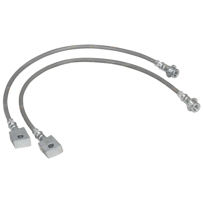 Extended Stainless Braided Brake Lines for Patrol GQ Y60 GR GU Y61 (1997–2023)