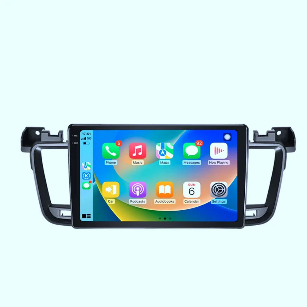 Wireless Carplay Android Auto Radio for Peugeot 508 (2011-2018)