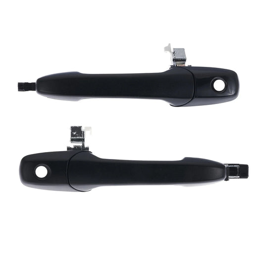 2 x Black Front LH + RH Door Handle Outer for Ford Ranger Mazda BT50 (2006–2011)