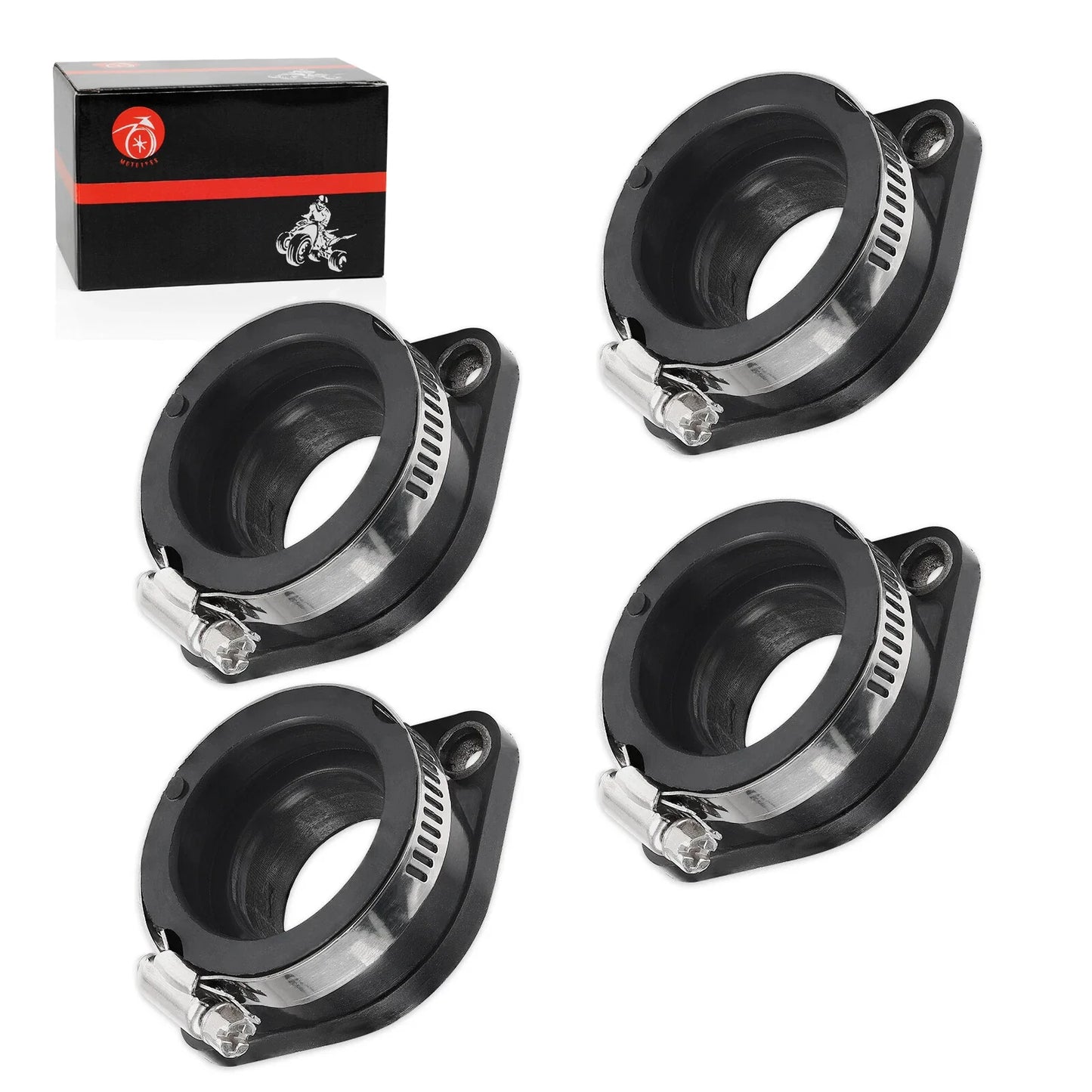 4 x Intake Manifold Boots for Kawasaki KZ1000M CSR KZ1000B/K LTD (1981–1982)