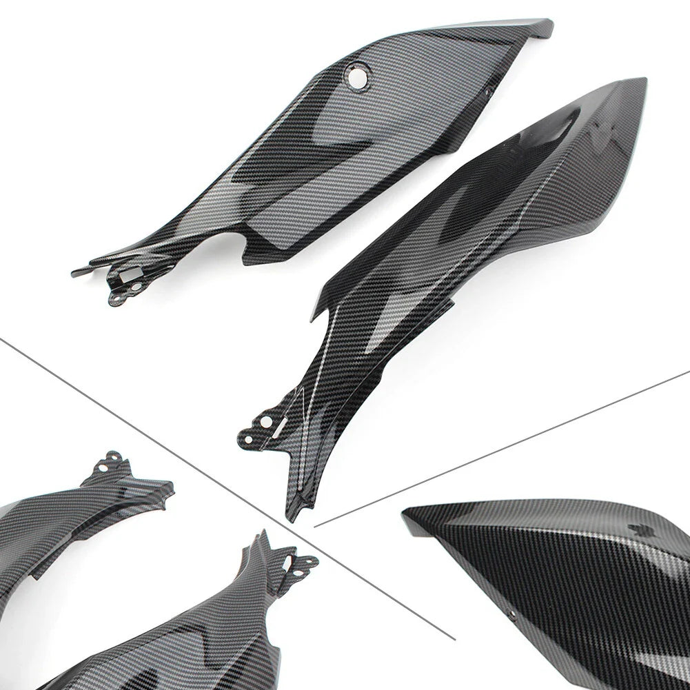 Carbon Fiber Rear Seat Side Fairing Cowl Panel for Kawasaki Ninja 400 (2018-2020)