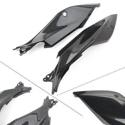 Carbon Fiber Rear Seat Side Fairing Cowl Panel for Kawasaki Ninja 400 (2018-2020)