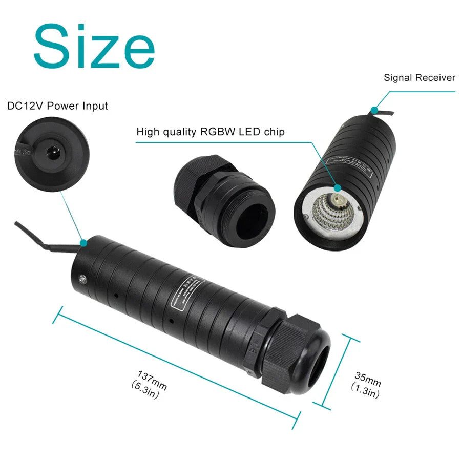 12V RGB Roof Ceiling Star Light Kit for Car - 300Pcs Fiber Optic (All Years)