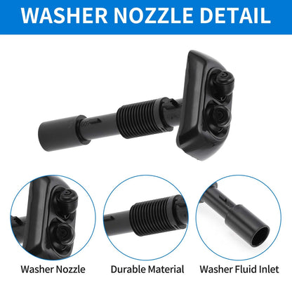 Front Passenger Side Headlight Washer Nozzle for BMW 740iL 740i (1994–2001) No. 61678370560