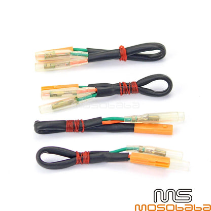 4 x Turn Signal Wiring Plug Adapters for Honda CBR 1000RR, VT 750 (2004-2023)