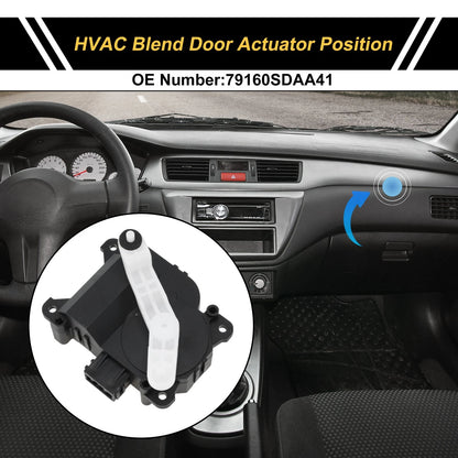 HVAC Heater Blend Door Actuator for Honda Accord (2003–2008) No. 79160SDAA41