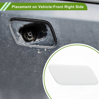 Front Right Washer Nozzle Cover for Toyota Land Cruiser (2013–2015) 8535360050 White
