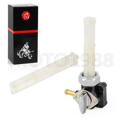 Fuel Valve Petcock 22mm Vacuum Left Exit for Harley