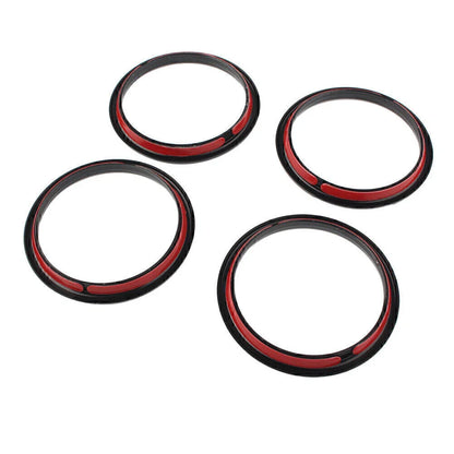 4 x Air Vent Cover Rings for Audi A3 S3 (2012-2019) - Black