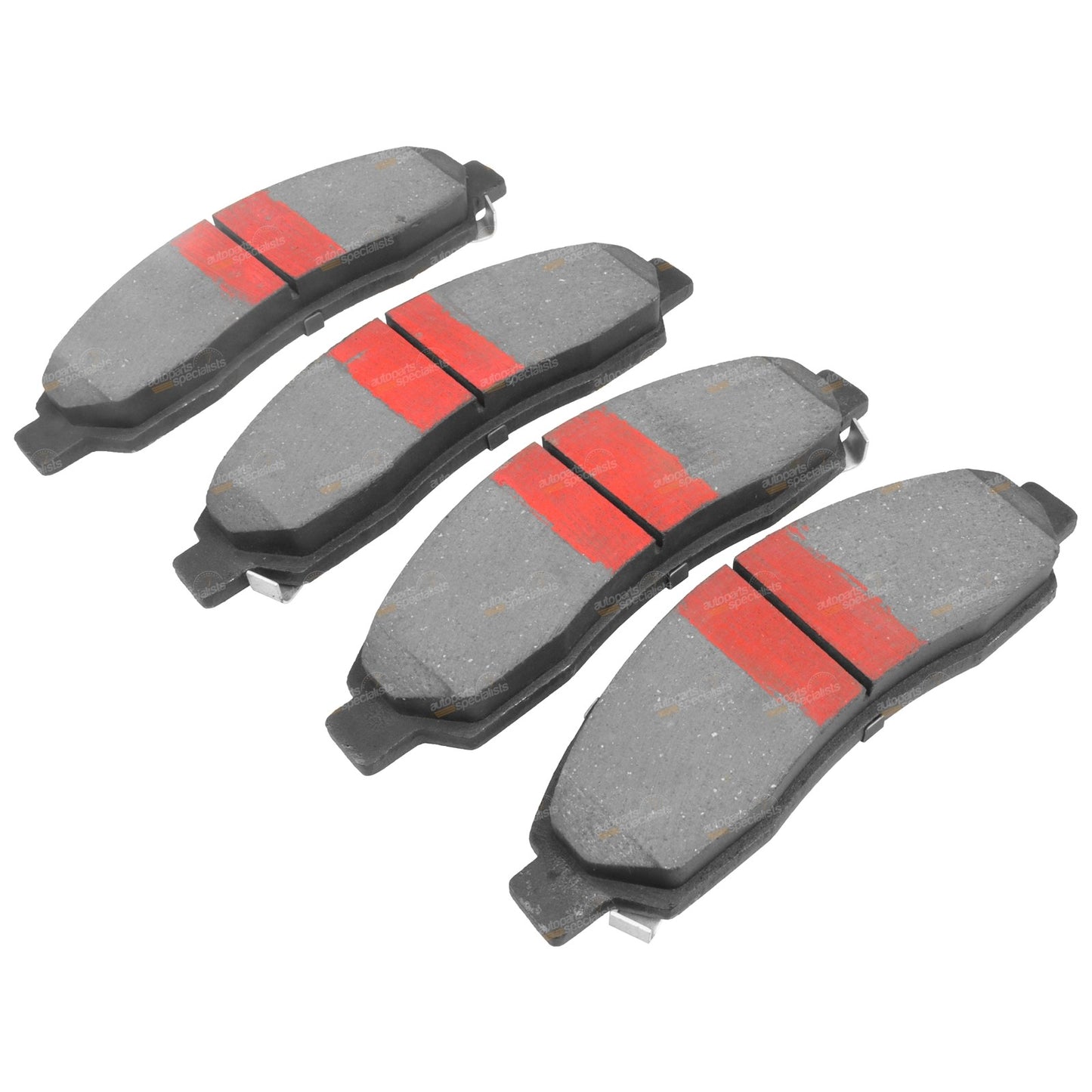 Set of 4 Front Disc Brake Pads for Holden Rodeo (2003–2005)