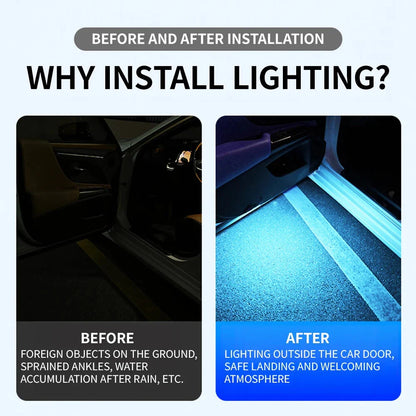 LED Door Light Welcome Light for Car - Magnetic USB Anti-Collision Lamp