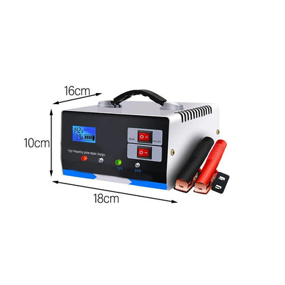 Battery Charger for Automobile with LCD Display