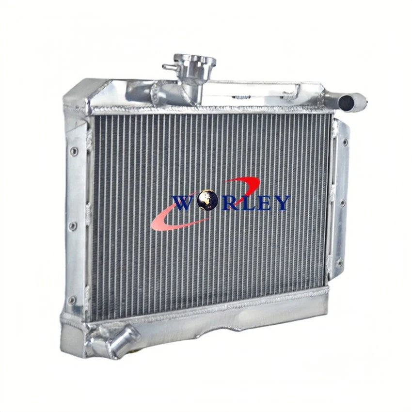 5ROW Aluminum Radiator & Fans for Rover MG MGA 1500/1600/1622 (1955-1962)