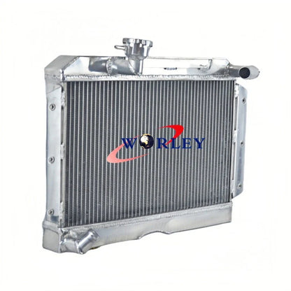 5ROW Aluminum Radiator & Fans for Rover MG MGA 1500/1600/1622 (1955-1962)