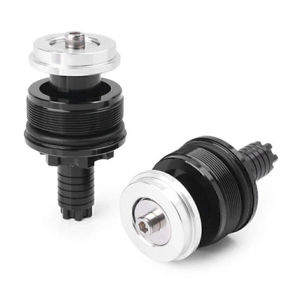 CNC Preload Adjusters for Yamaha YZF-R25/R3 Fork Bolts BLACK (2014-2023)
