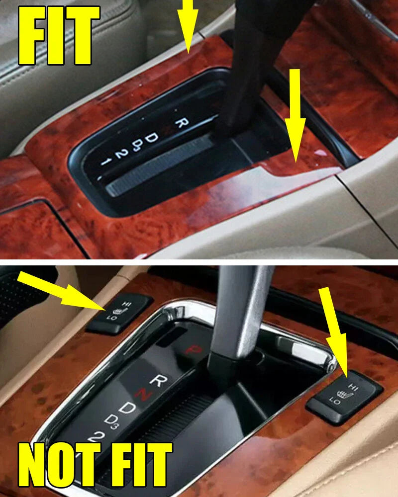 Wood Grain Gear Shift Panel Cover Trim for Honda Accord (2003–2007)