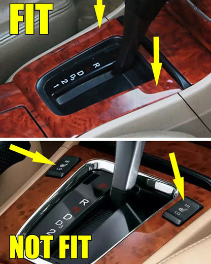 Wood Grain Gear Shift Panel Cover Trim for Honda Accord (2003–2007)